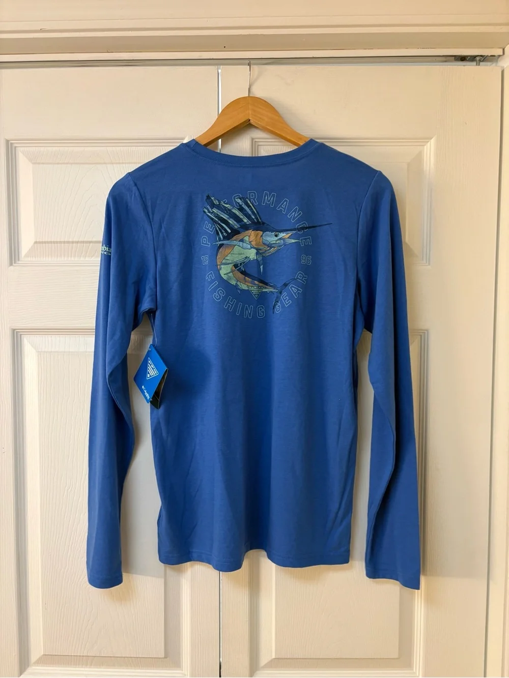 Boys Long-Sleeve Performance Shirt - Blue